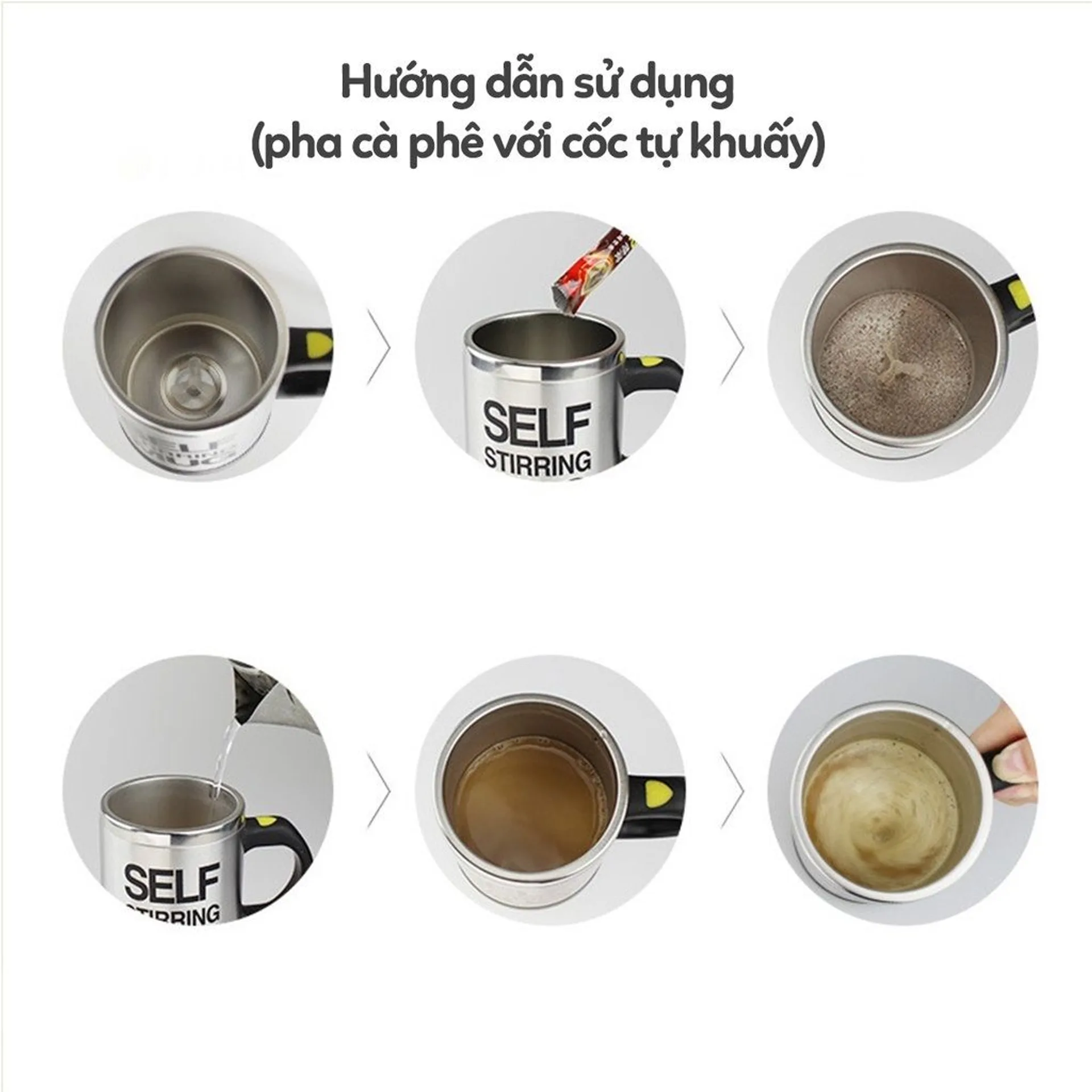 Cốc pha cafe tự động, ly tự khuấy (ảnh 4/5)