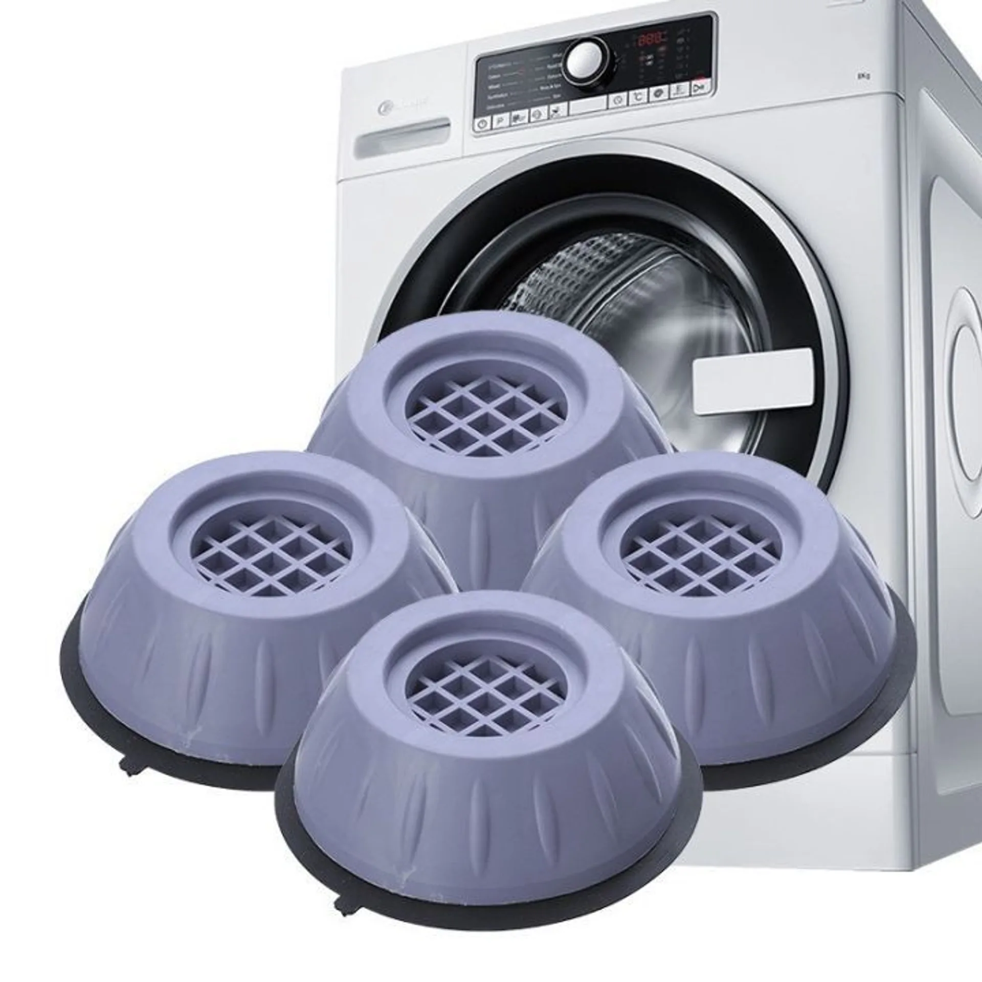 Chân chống rung máy giặt 4 miếng, đế chống ồn cách điện bảo vệ thiết bị sử dụng an toàn cho gia đình (ảnh 4/5)