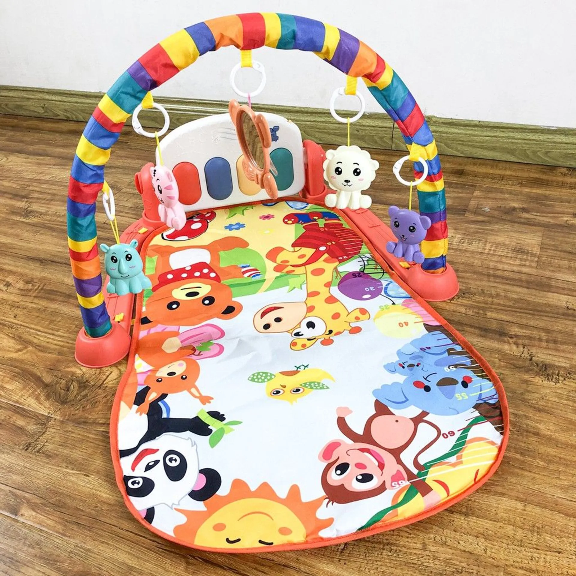Thảm đàn chú voi vui nhộn cho bé, thảm nằm chơi có nhạc, thảm cho trẻ sơ sinh (ảnh 4/5)