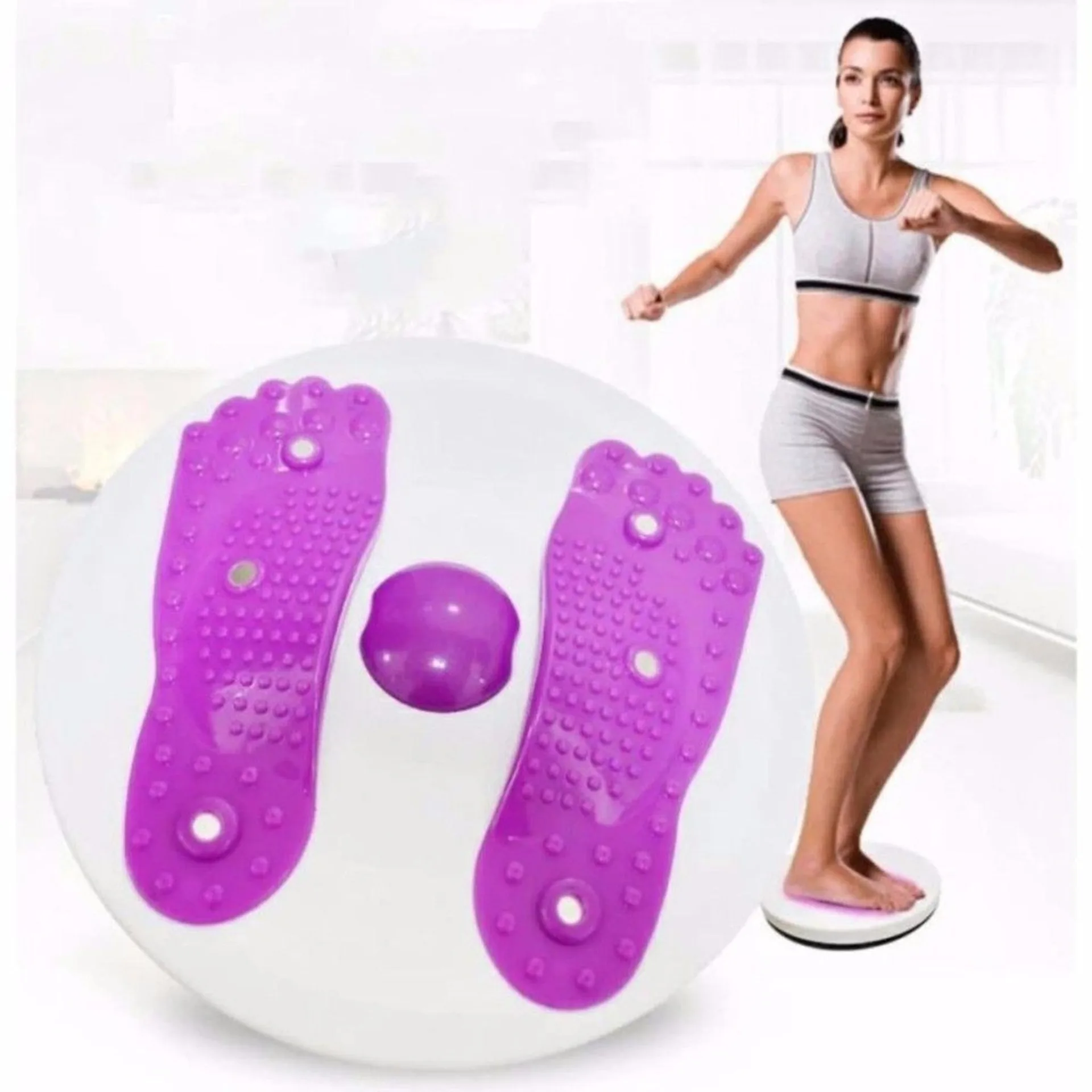 Đĩa xoay eo hình bàn chân giảm mỡ thon bụng (ảnh 5/6)