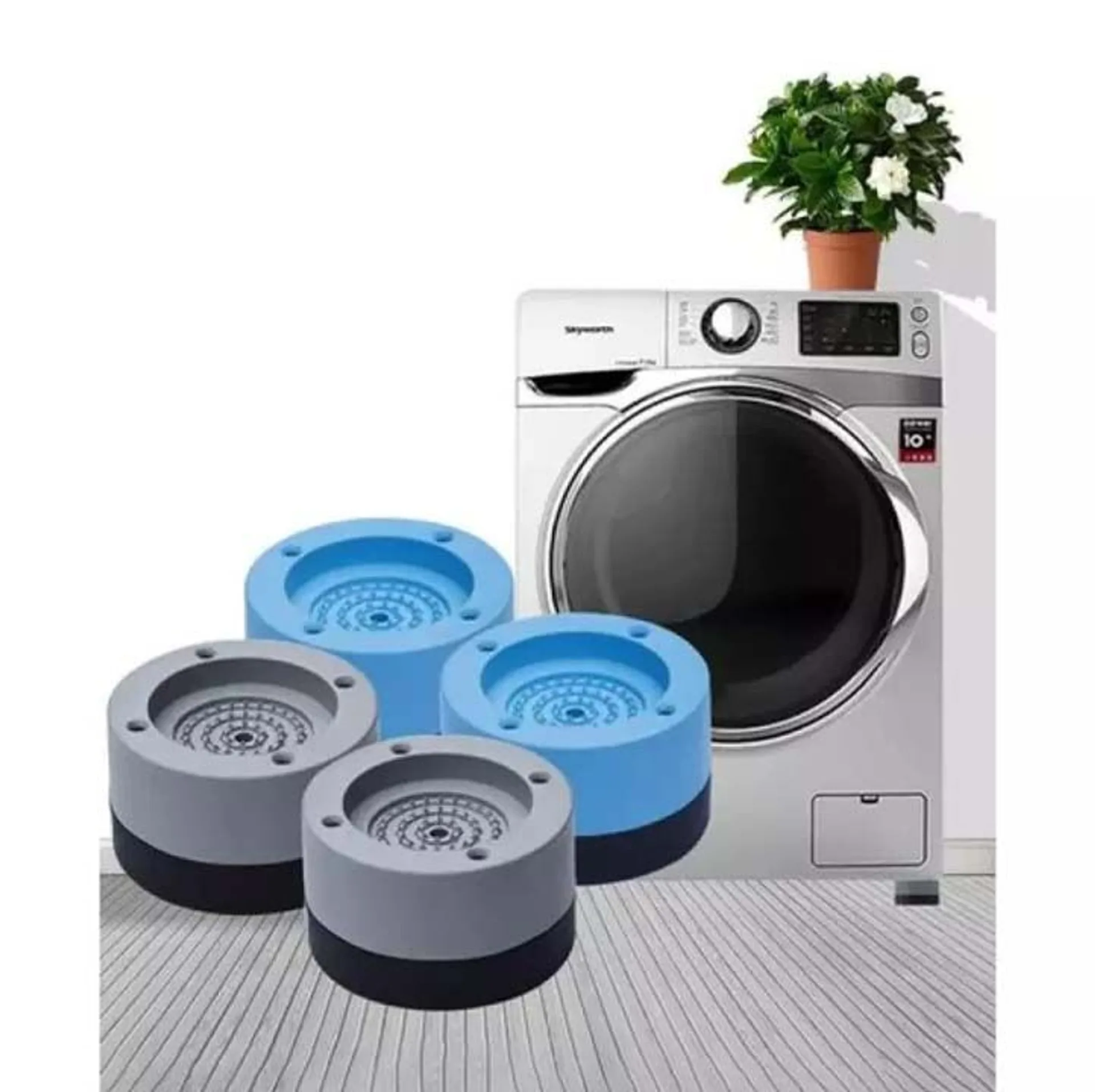 Set 4 đế chống rung chống ồn máy giặt (ảnh 3/4)