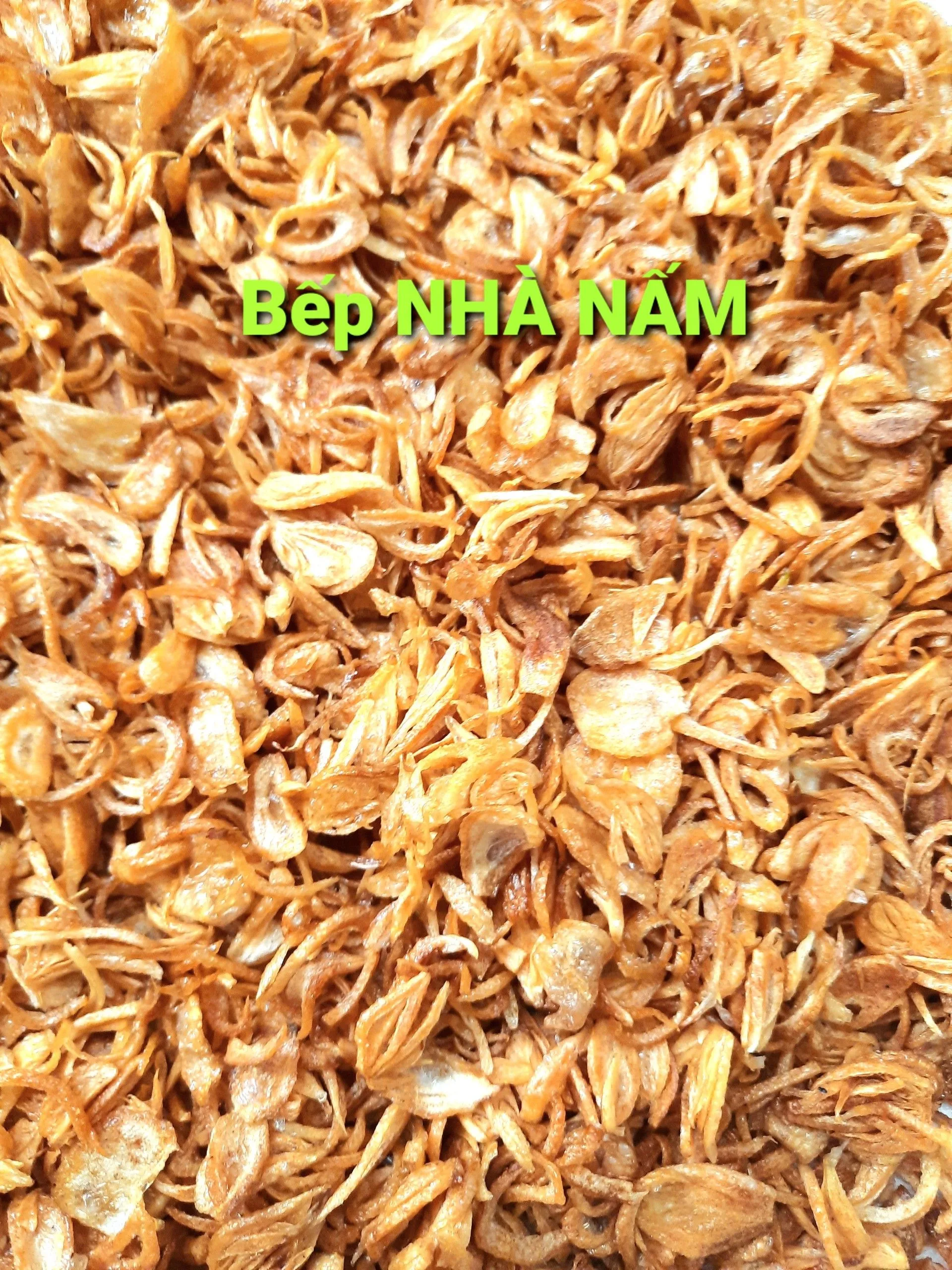 COMBO 1KG Hành Bắc Phi + Tỏi Bắc Phi (mỗi hủ 500gr) - Hành Tỏi phi thu công - Dùng 1 lần dầu (ảnh 5/5)