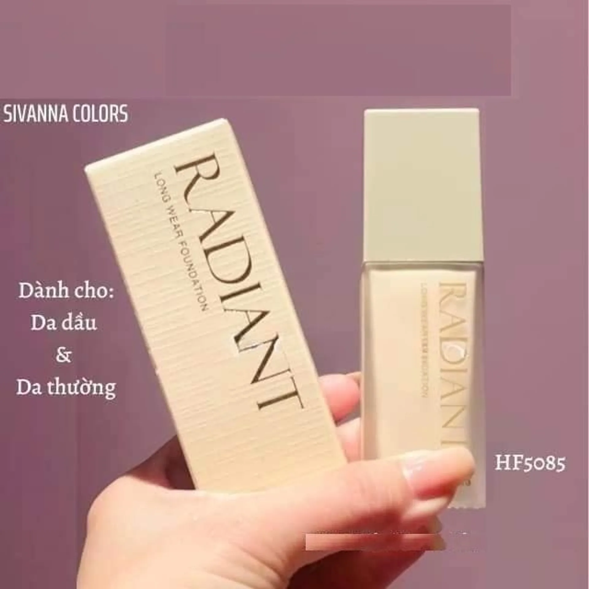 Kem Nền Sivanna Lâu Trôi Kiềm Dầu Thái Lan Sivanna Color Long Wear Foundation 35g Bản Mới (ảnh 3/5)
