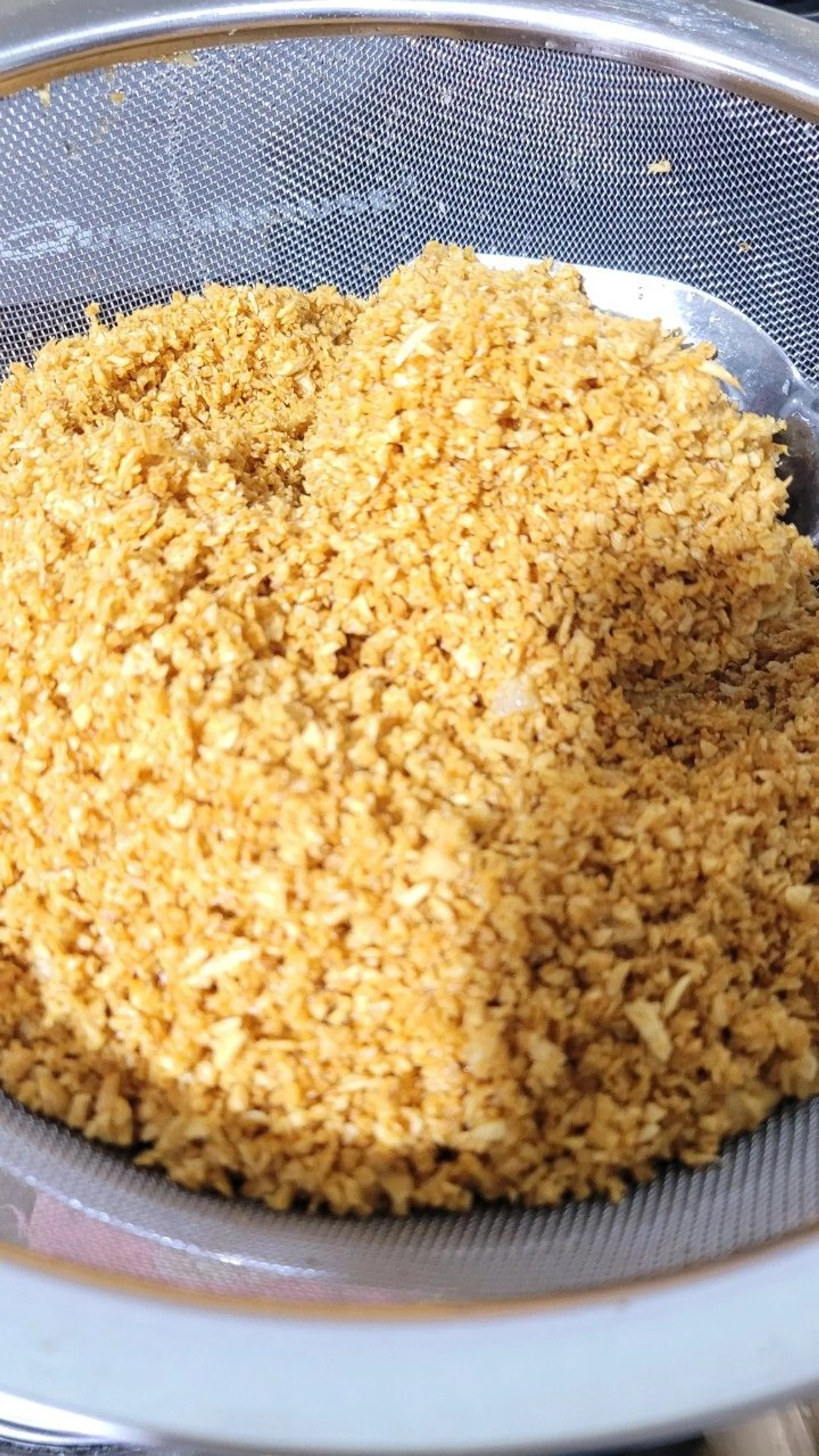 COMBO 1KG Hành Bắc Phi + Tỏi Bắc Phi (mỗi hủ 500gr) - Hành Tỏi phi thu công - Dùng 1 lần dầu (ảnh 4/5)