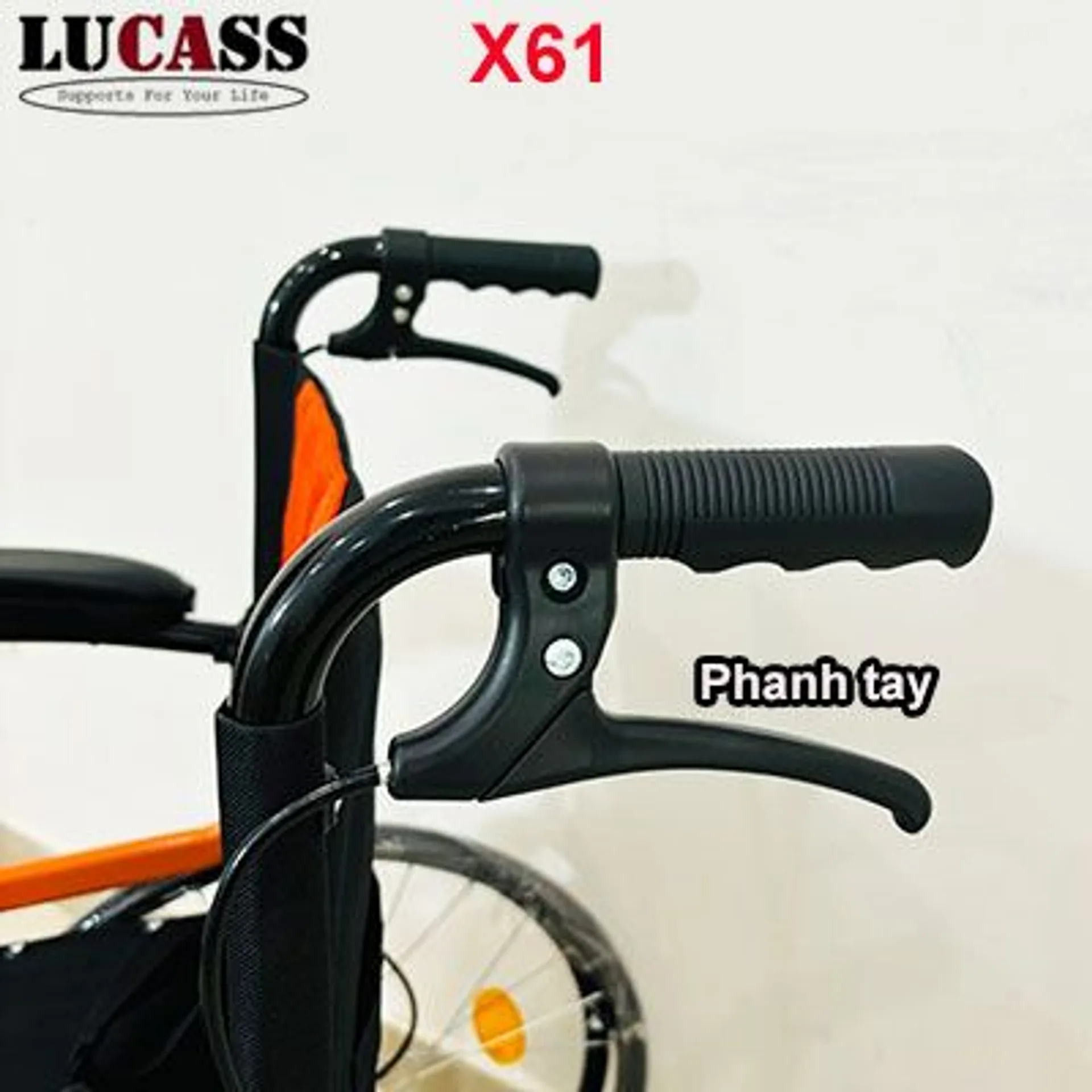 Xe lăn Lucass X61 gấp gọn du lịch (ảnh 5/5)