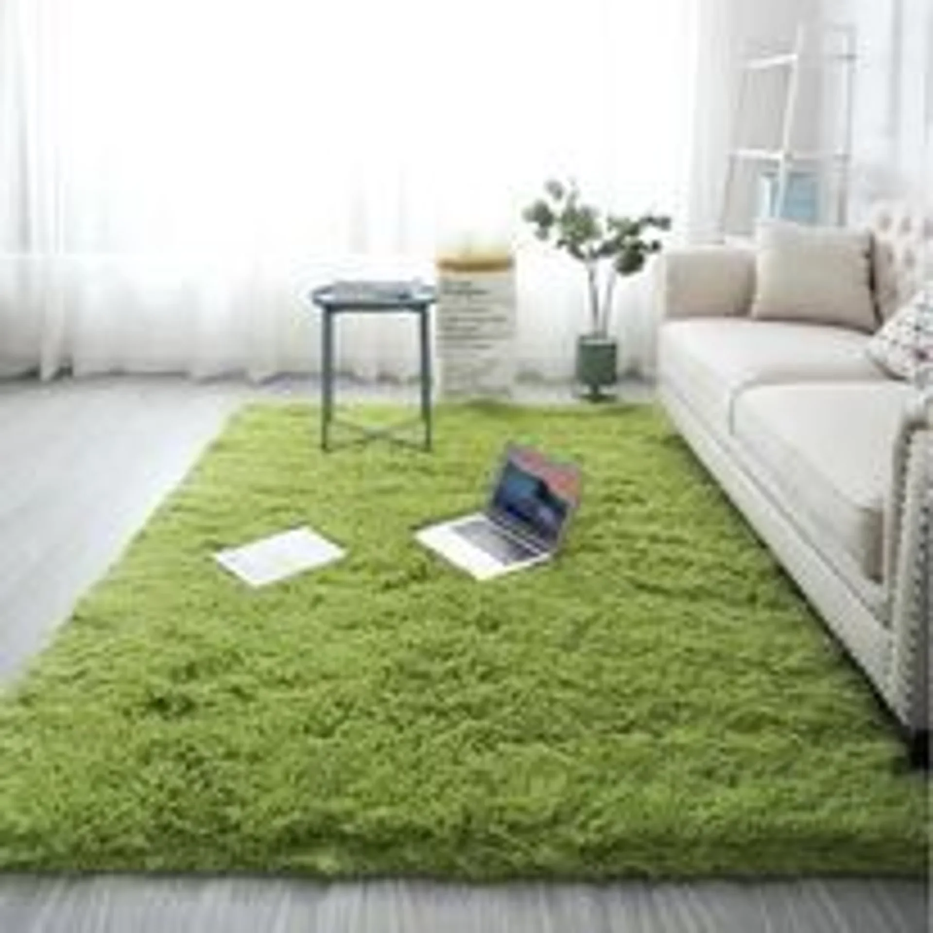 Thảm Lông Trang Trí Nhà Cửa Loại Dày Không Rụng Lông Hàng Nhập Khẩu Cao Cấp