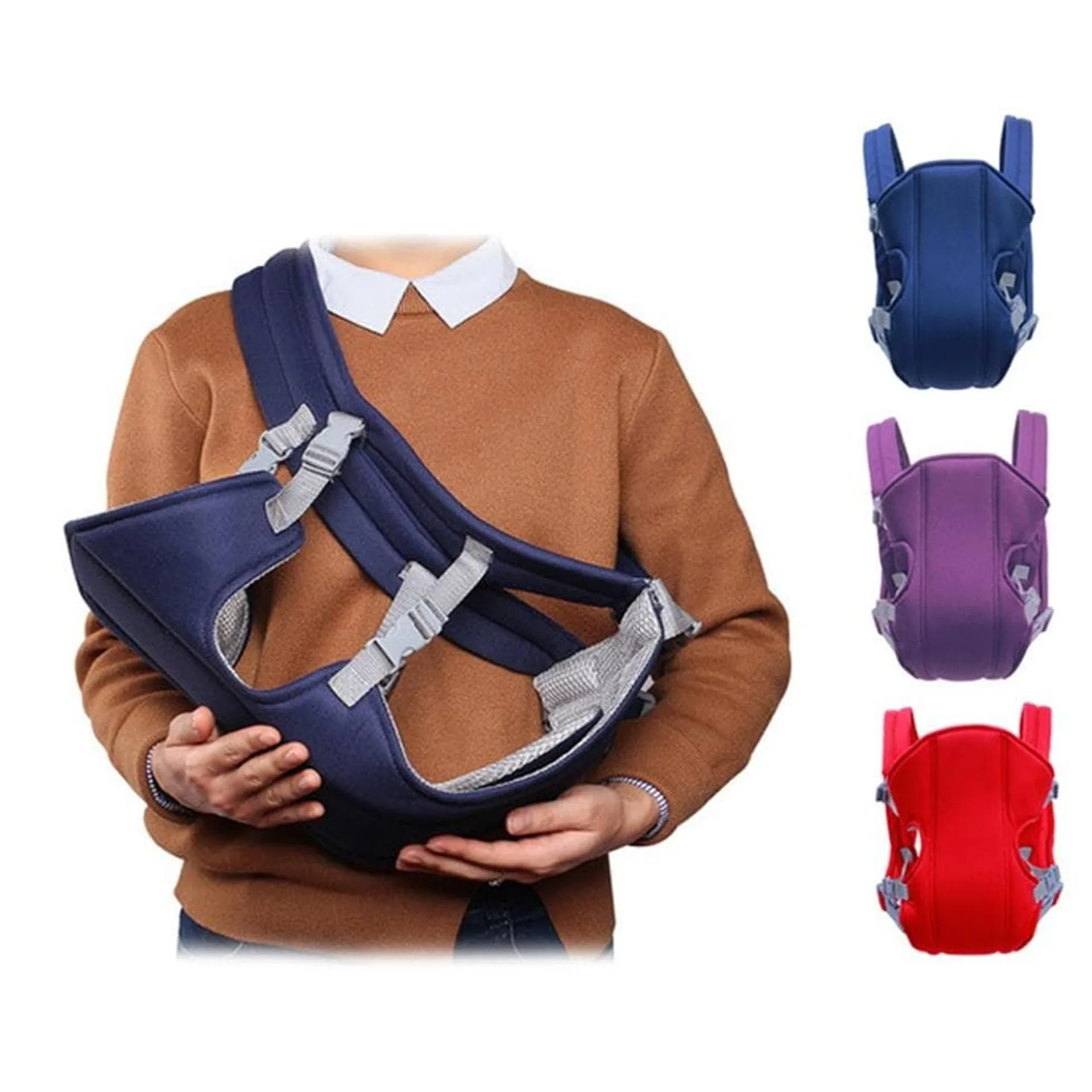 Địu em bé 4 tư thế, đai địu đi xe máy an toàn cho bé (ảnh 5/5)
