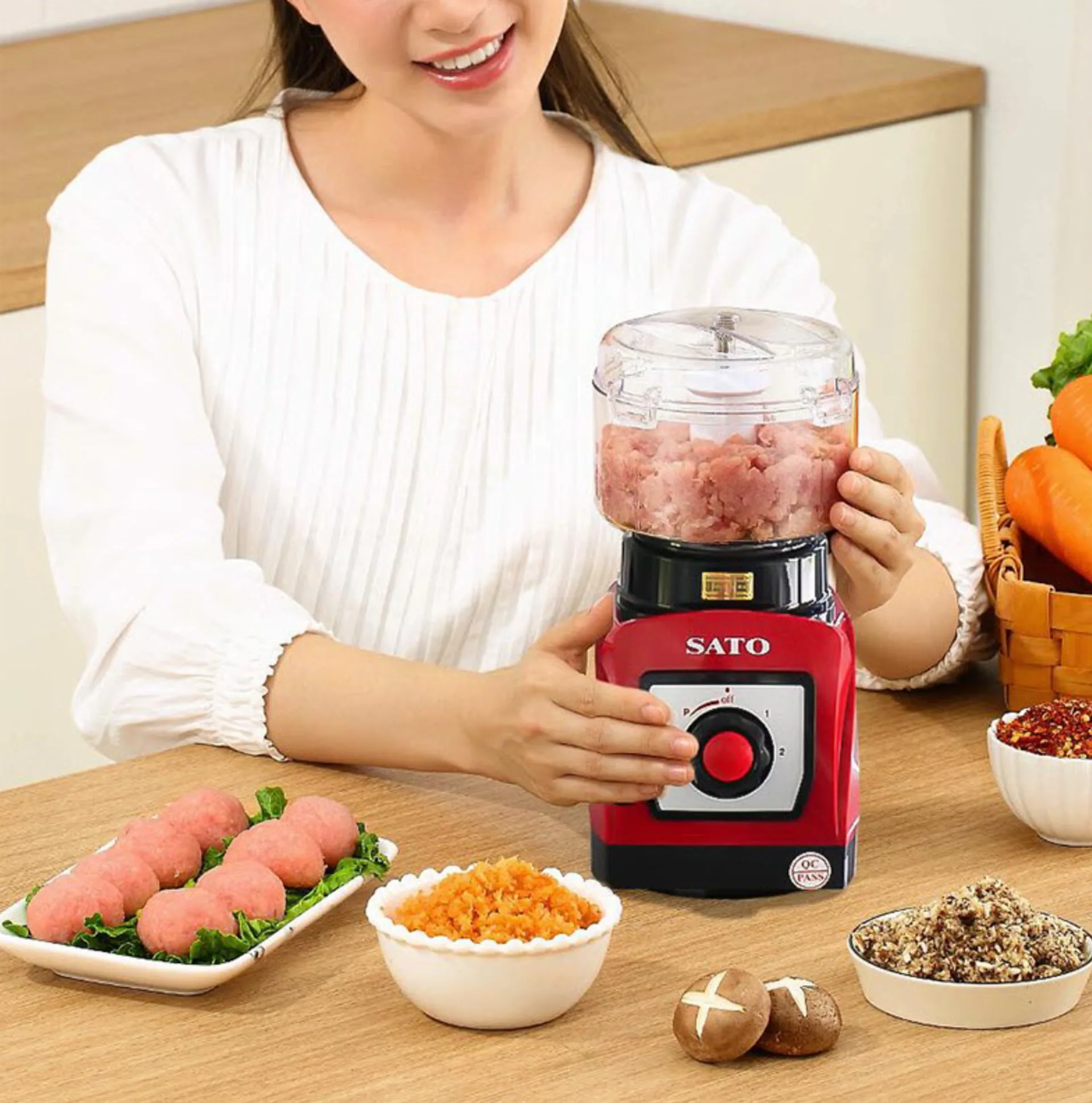 Máy xay sinh tố đa năng Sato MX6306A (ảnh 2/3)