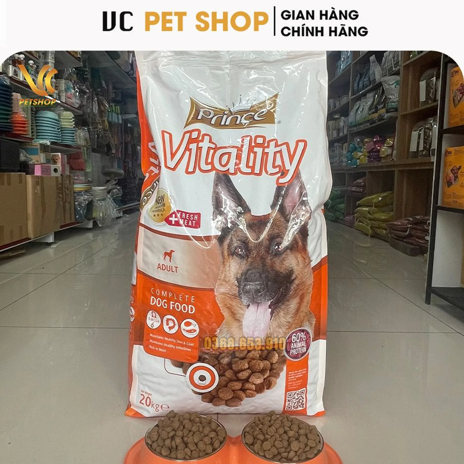 Thức Ăn Hạt Cho Chó Alaska Prince Vitality - Cám Hạt Cho Chó Alaska (ảnh 2/6)