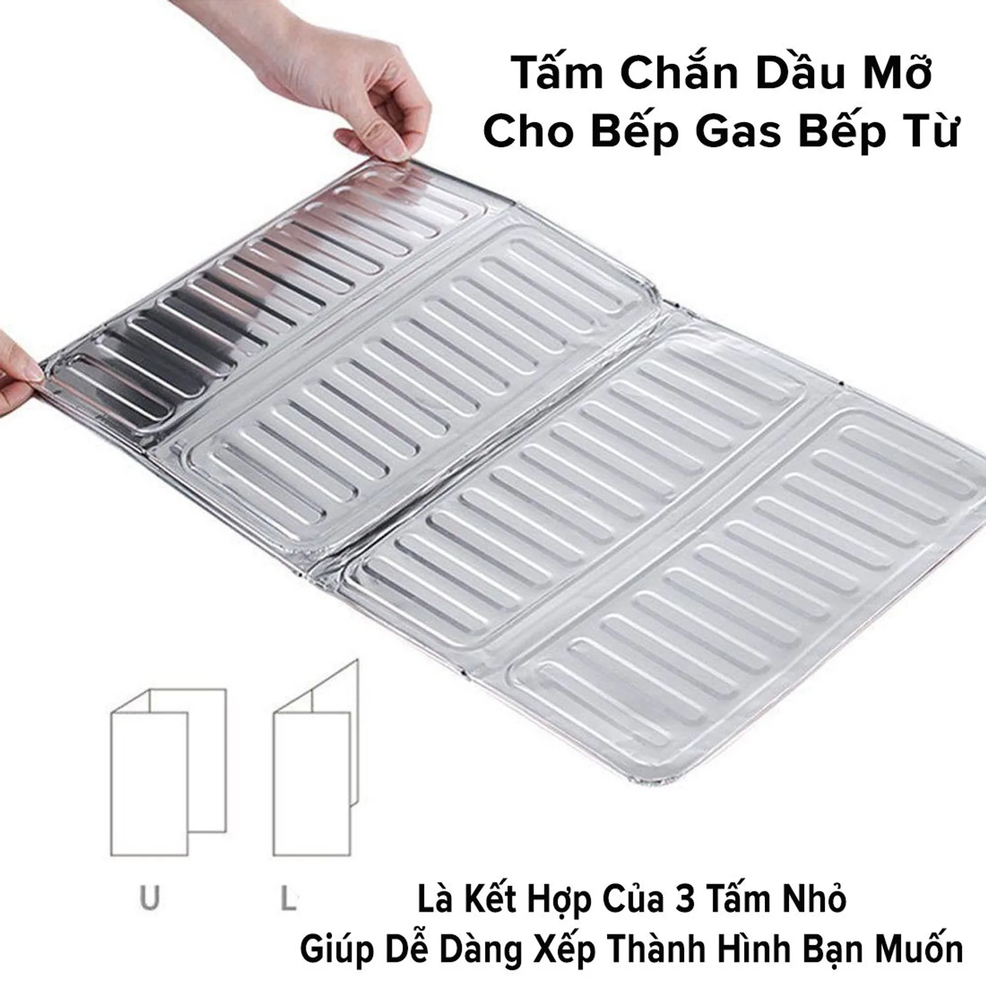 Tấm chắn dầu mỡ, tấm chắn gió, cách nhiệt dùng cho nấu ăn (ảnh 3/6)