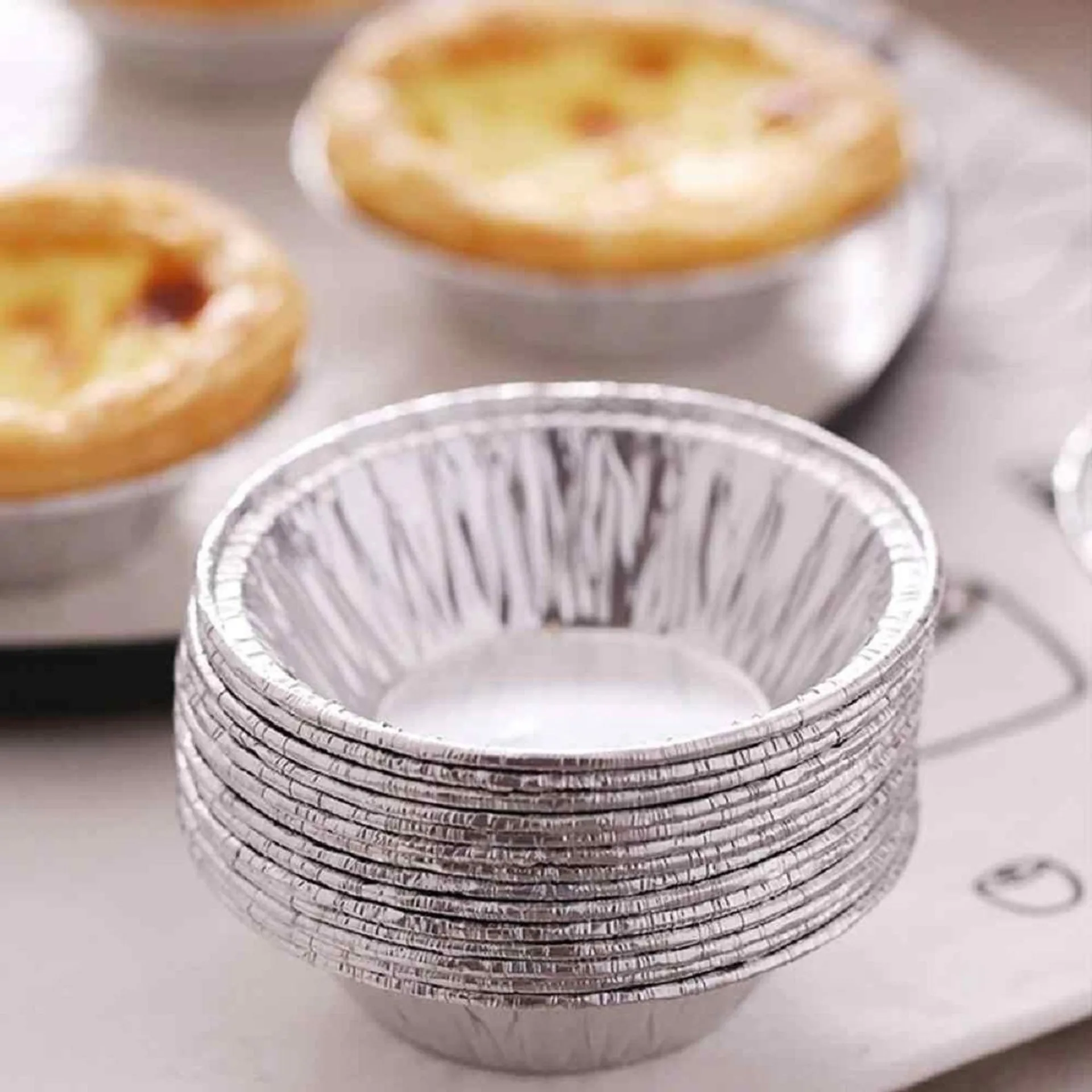 Set khuôn giấy bạc nướng thực phẩm, nướng bánh, nướng hàu, bát nướng bạc (ảnh 3/5)