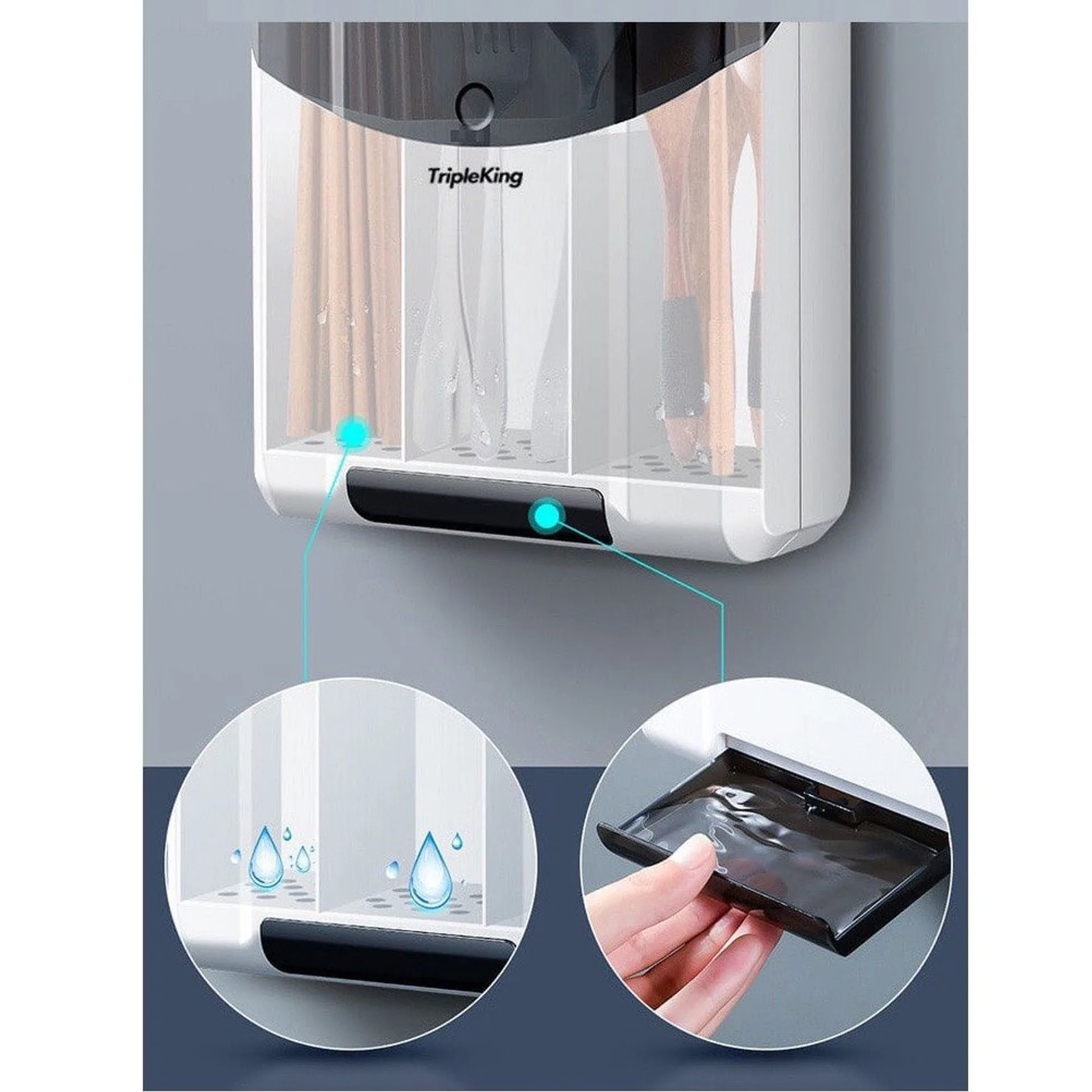 Máy sấy đũa thìa ngăn nấm mốc bảo vệ sức khỏe, máy khử trùng đũa thìa có tia UV diệt khuẩn (ảnh 3/4)