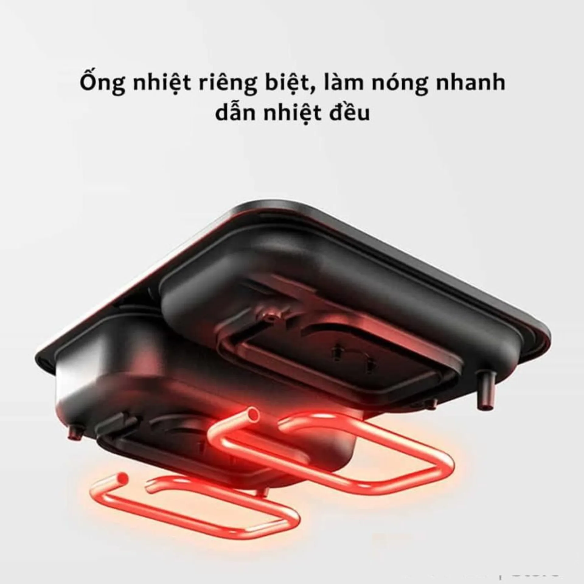 Nồi lẩu nướng 2 ngăn siêu chống dính tiện lợi, bếp điện nướng và lẩu 2 in 1 (ảnh 5/6)
