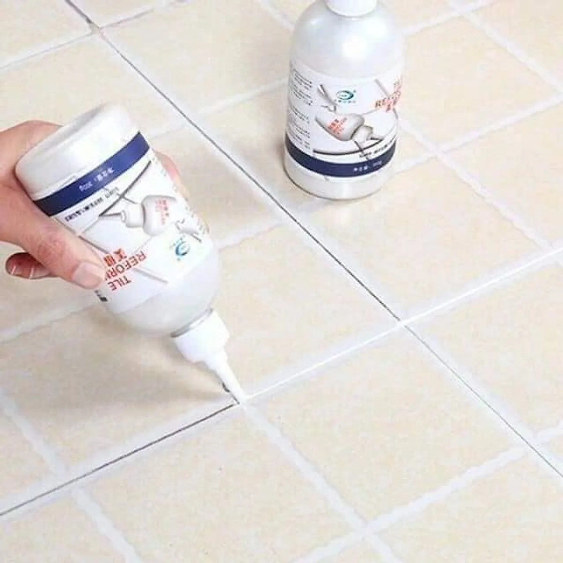 Chai sơn kẻ chỉ gạch nền, keo kẻ mạch gạch chống thấm làm trắng nền nhà, keo chà ron sứ đa năng (ảnh 3/5)
