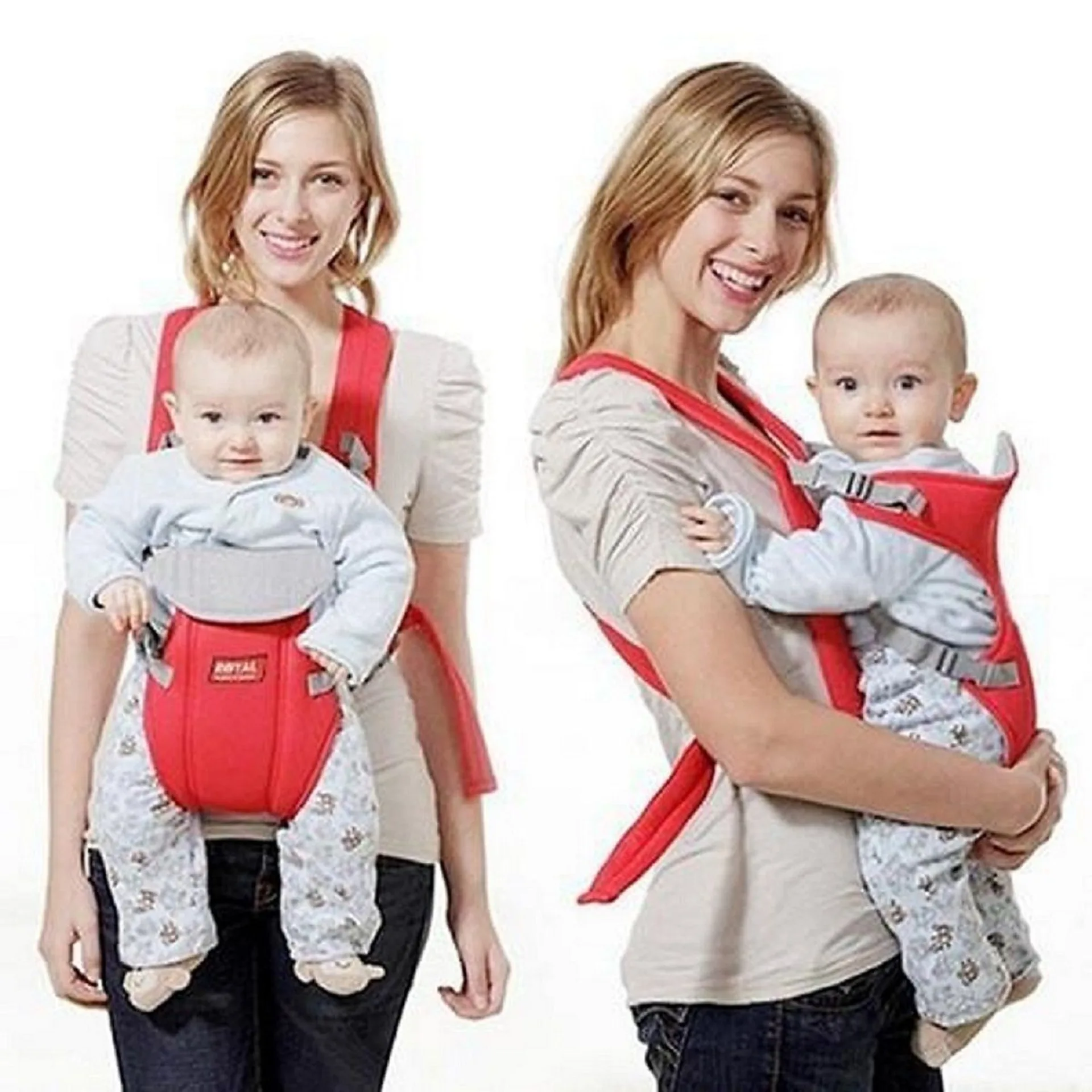 Địu em bé 4 tư thế, đai địu đi xe máy an toàn cho bé (ảnh 4/5)