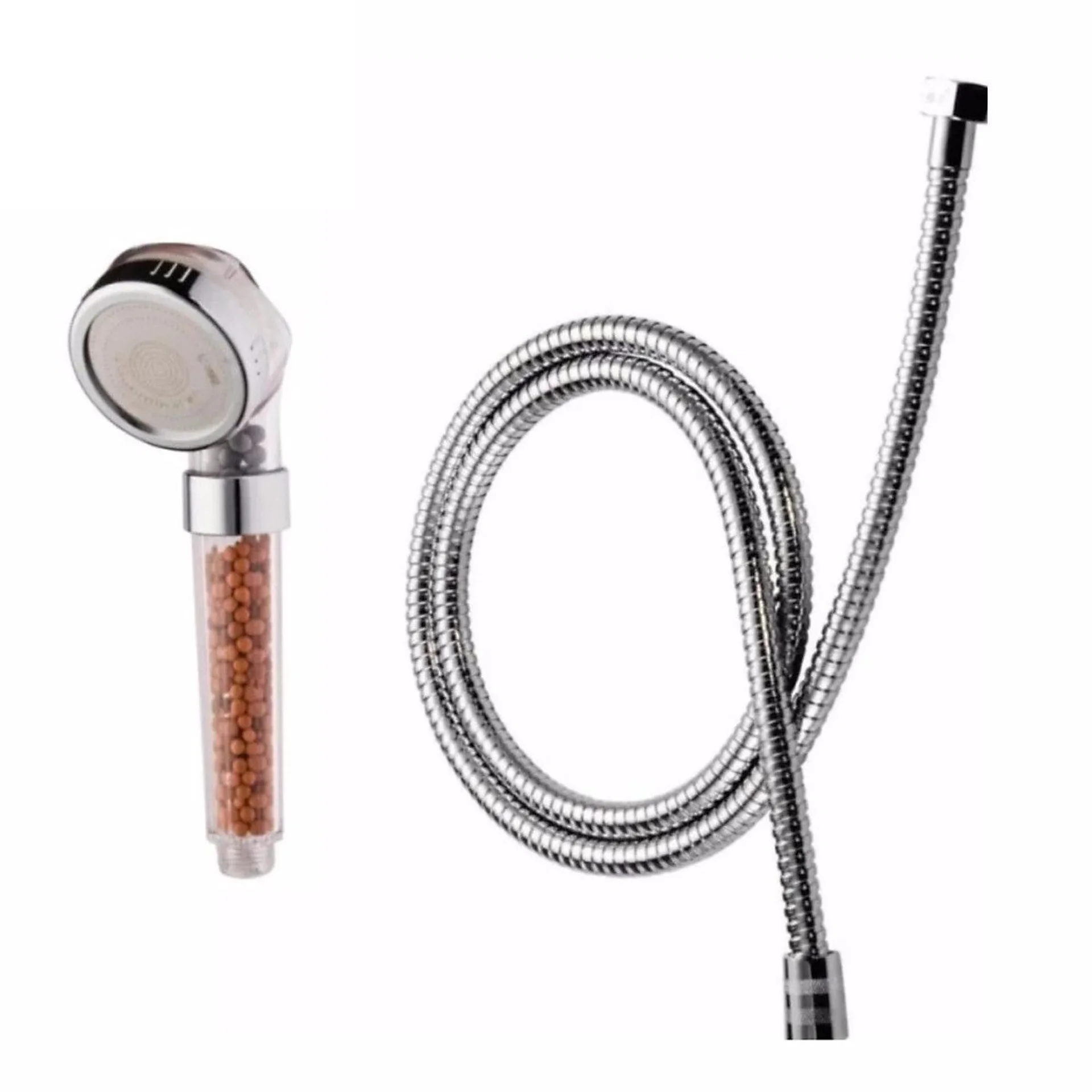 Vòi sen tăng áp có hạt lọc nano kèm dây, bộ vòi sen tắm lọc nước (ảnh 3/6)