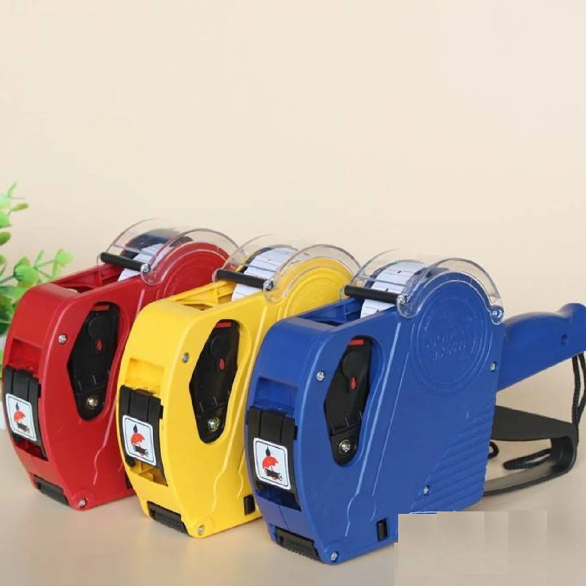 Máy bắn giá tiền tặng kèm 1 lọ mực và 1 cuộn tem, dụng cụ in giá tiền, súng bắn giá (ảnh 5/5)