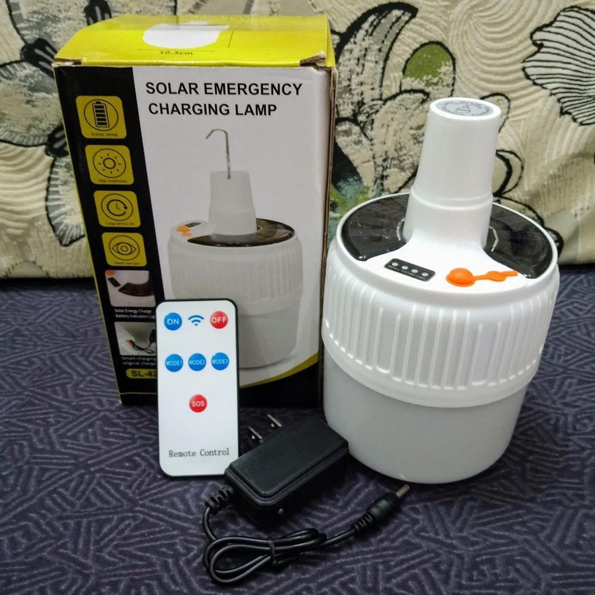 Bóng đèn tích điện có điều khiển từ xa, đèn led năng lượng mặt trời, bóng đèn led, đèn tích điện