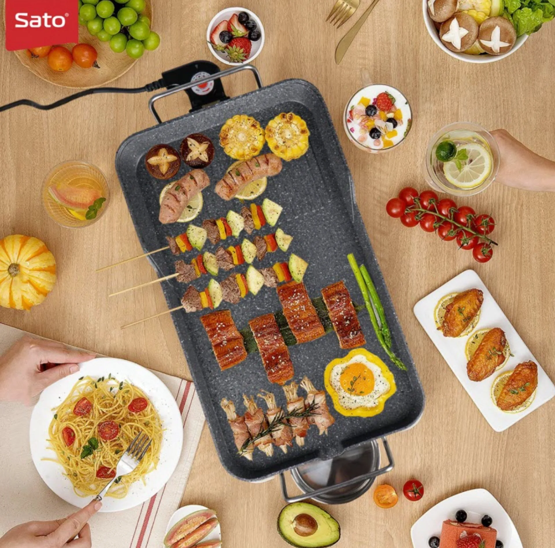Bếp nướng điện SATO BN11 (ảnh 2/3)