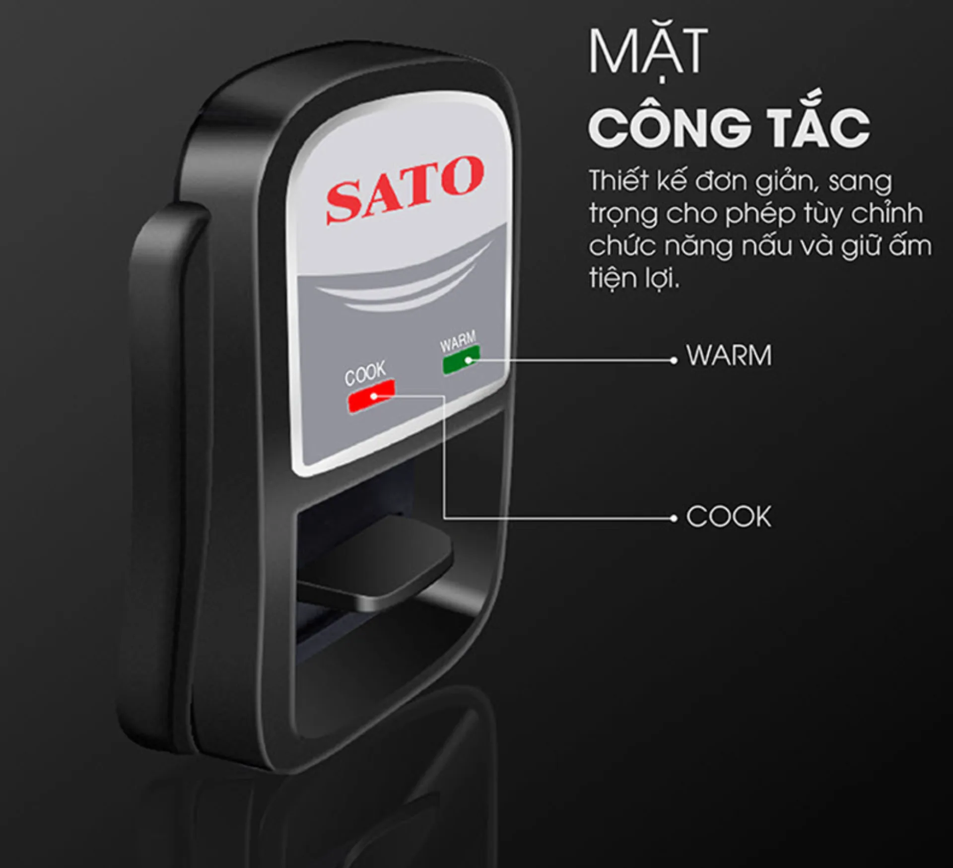 Nồi cơm điện công nghiệp Sato 160C011/Q16 16 Lít (ảnh 5/5)