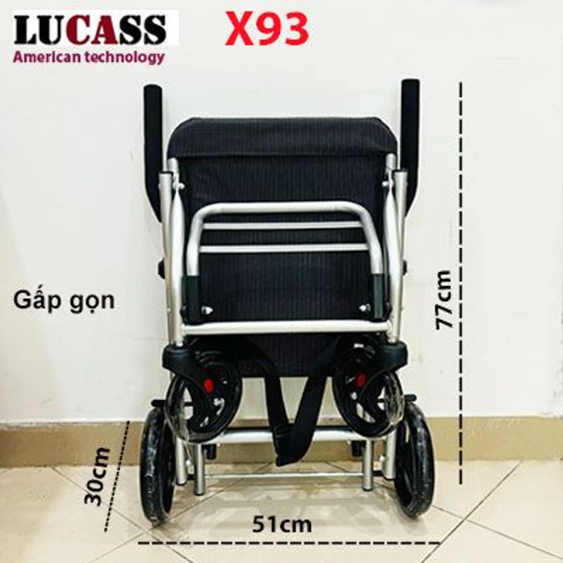 Xe lăn du lịch Lucass X93 (ảnh 4/5)