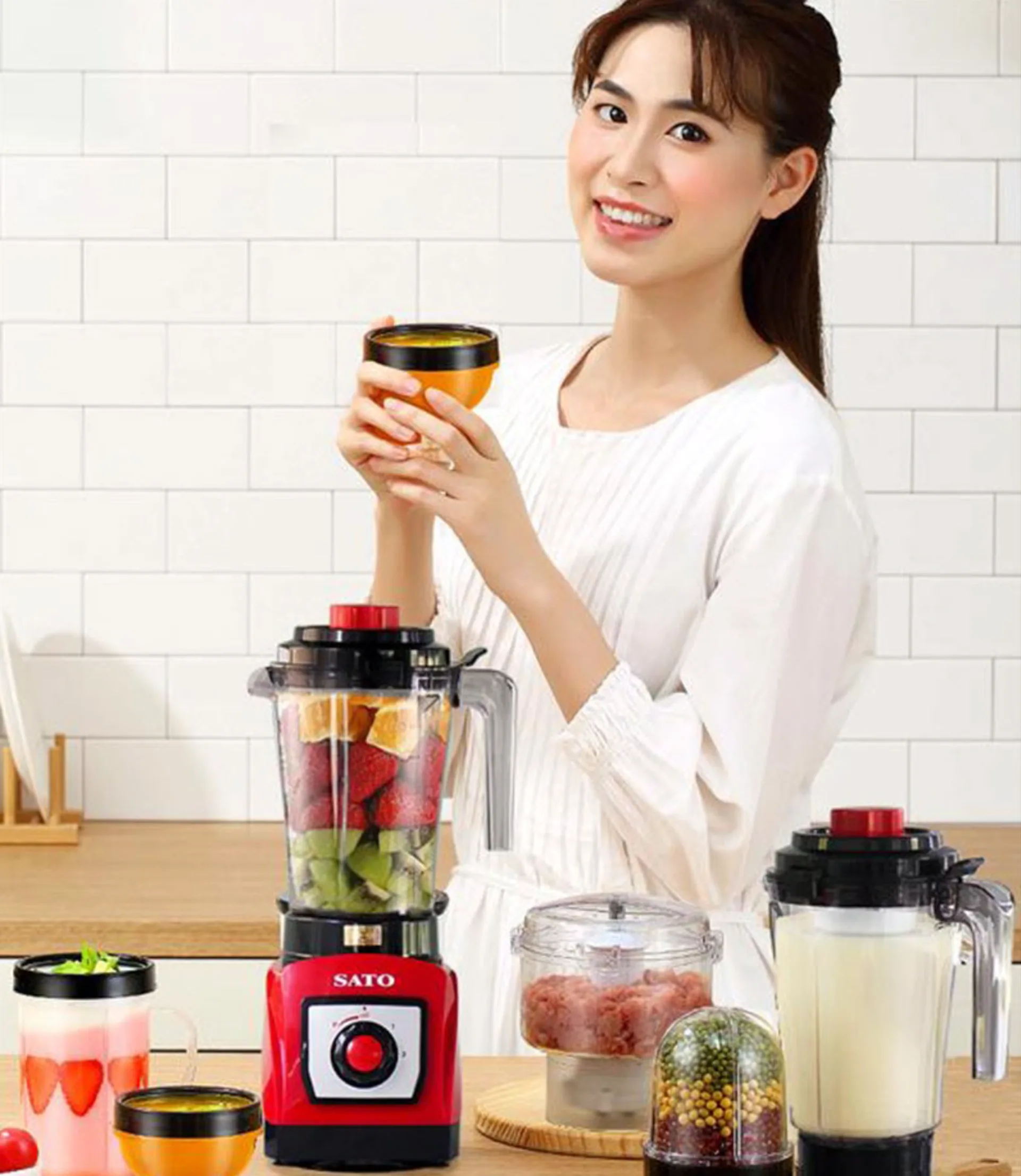 Máy xay sinh tố đa năng Sato MX6306A (ảnh 3/3)