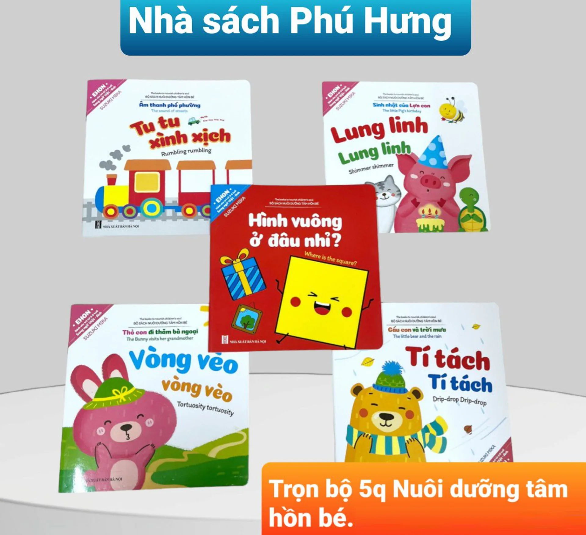 Trọn bộ 5 cuốn nuôi dưỡng tâm hồn bé