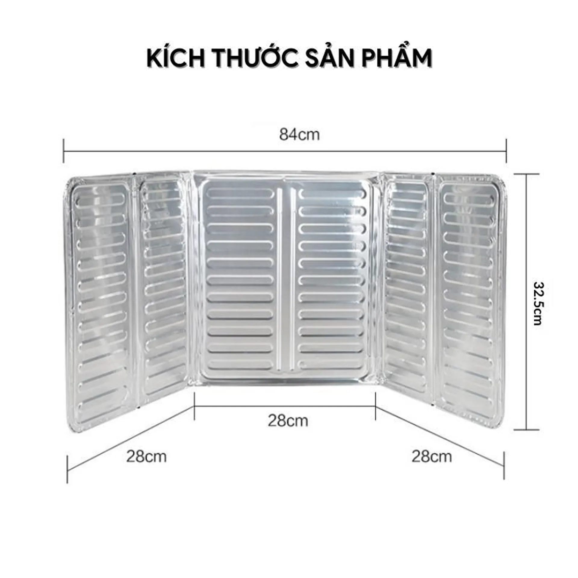 Tấm chắn dầu mỡ, tấm chắn gió, cách nhiệt dùng cho nấu ăn (ảnh 2/6)