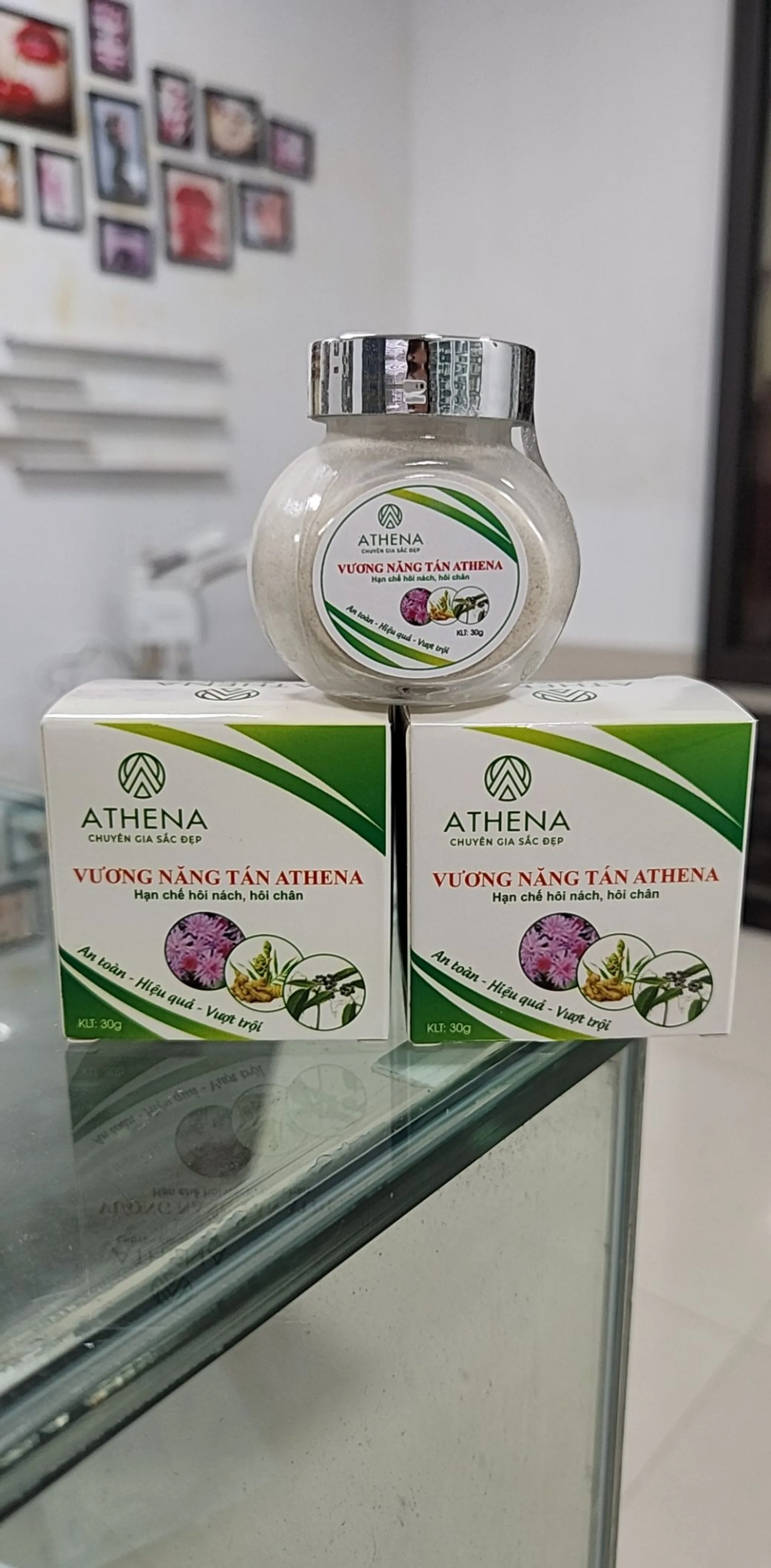 Vương năng tán hũ lớn- Chữa hôi nách