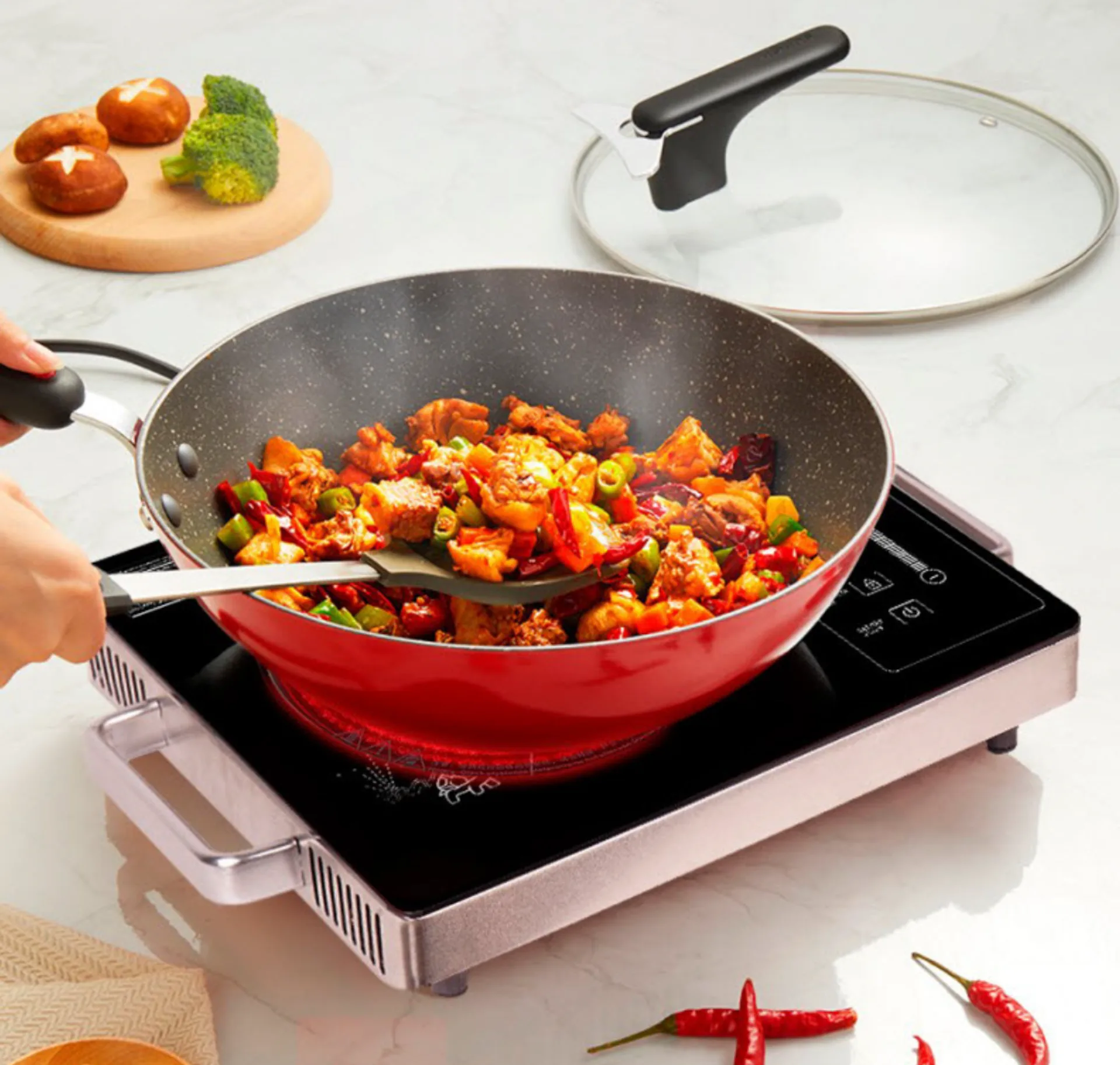 Bếp hồng ngoại SATO HN012I (Tặng kèm nồi lẩu inox) (ảnh 3/3)