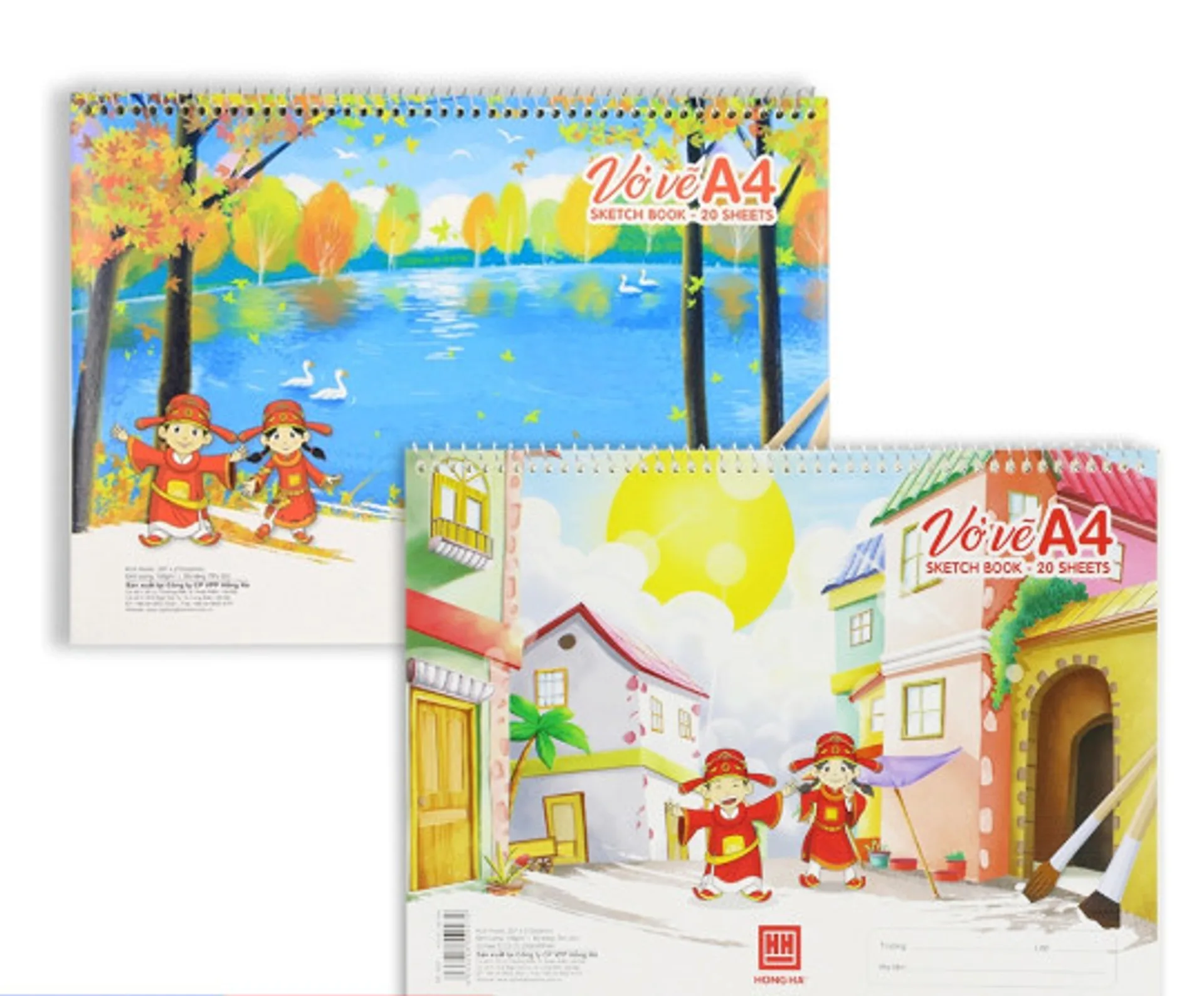 Vở vẽ lò xo A4 Hồng Hà