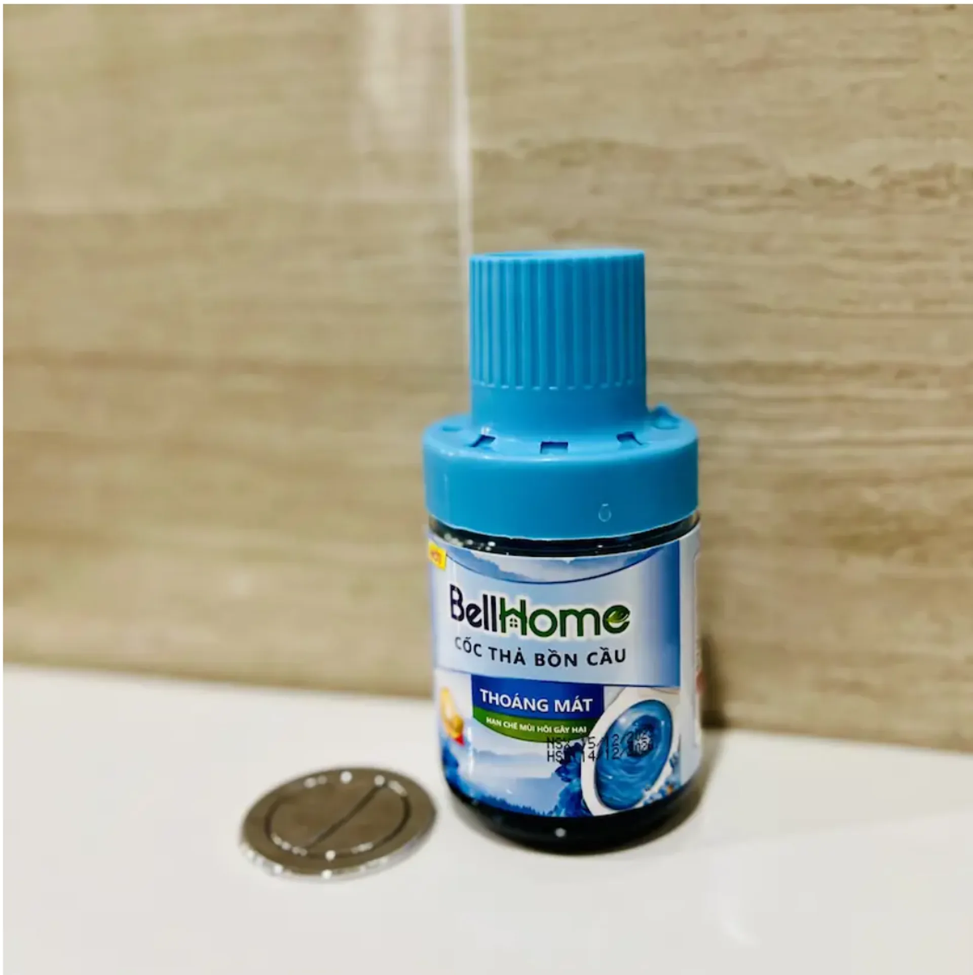 1 Cốc Thả Bồn Cầu Bell Home Xanh Thoáng Mát