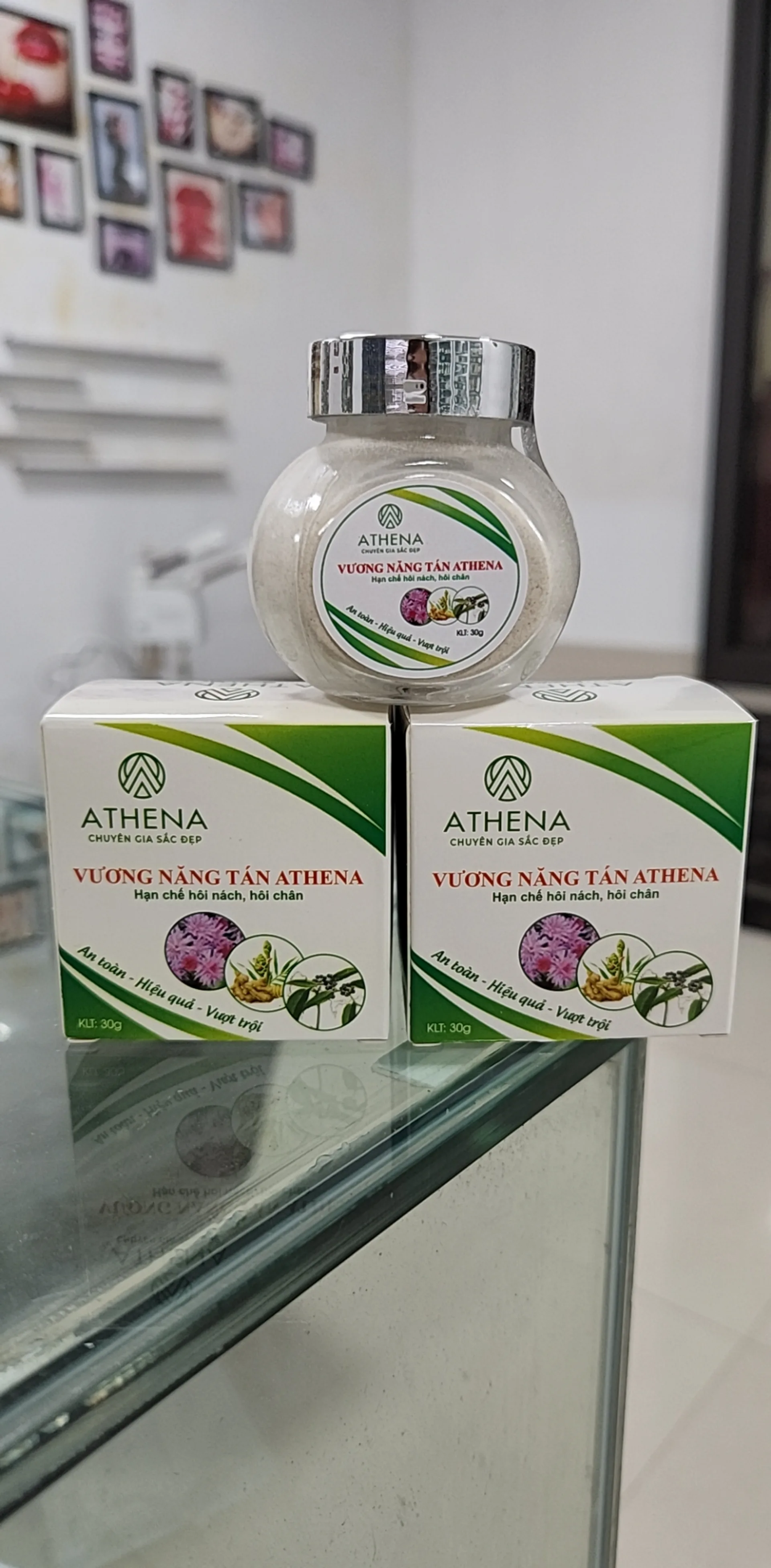 Vương năng tán hũ lớn- Chữa hôi nách