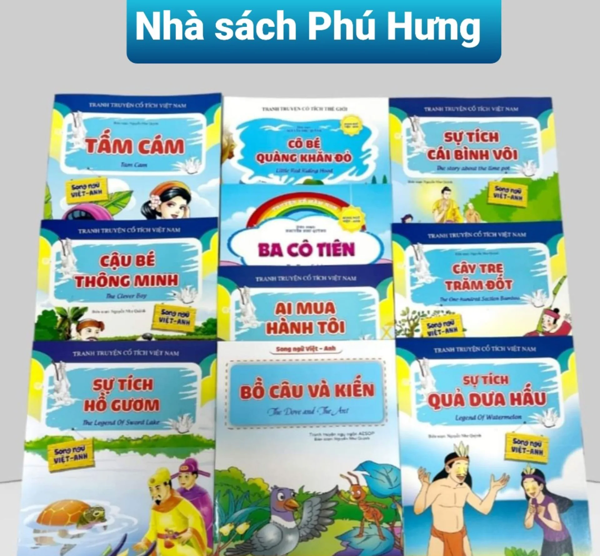 Combo 10 cuốn sự tích Việt Nam dành cho bé yêu