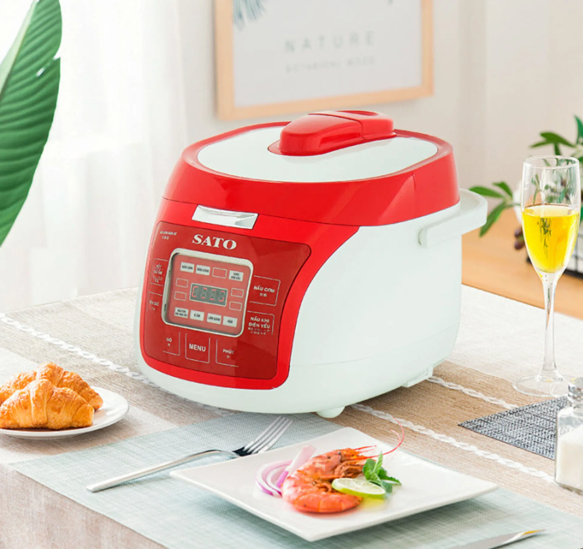 Nồi cơm điện tử SATO 18DT017 (D) 1.8L