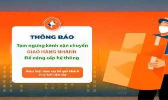 Thông báo tạm ngưng kênh vận chuyển giao hàng nhanh từ ngày 30 tháng 4 năm 2026