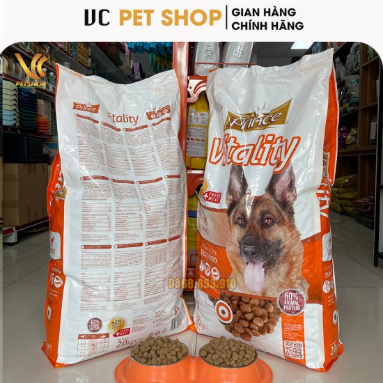 Thức Ăn Hạt Cho Chó Malinois Prince Vitality - Cám Hạt Cho Chó Becgie Bỉ
