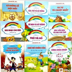 Combo 10 cuốn truyện cổ tích song ngữ cho bé
 Combo 10 cuốn truyện cổ tích song ngữ cho bé