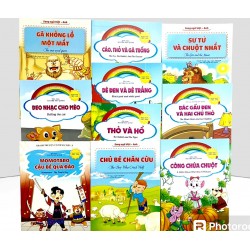 Combo 10 cuốn truyện cổ tích song ngữ cho bé
 Combo 10 cuốn truyện cổ tích song ngữ cho bé