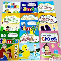 Comboo 10 cuốn tập tô màu cho bé
 Comboo 10 cuốn tập tô màu cho bé