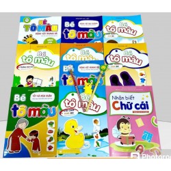 Comboo 10 cuốn tập tô màu cho bé
 Comboo 10 cuốn tập tô màu cho bé