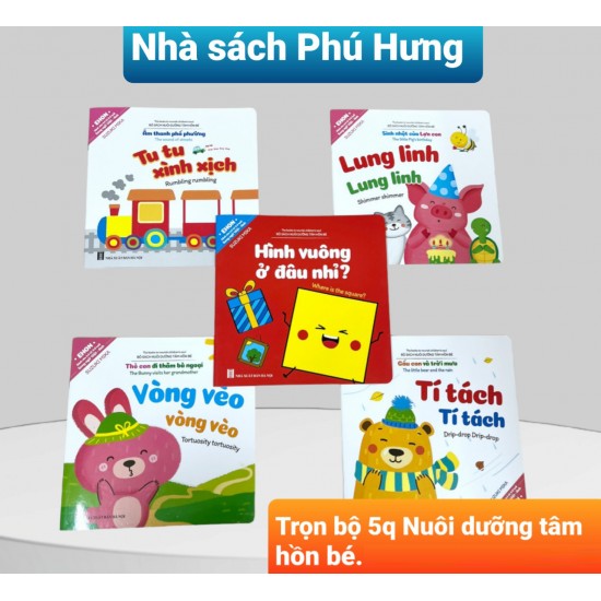 Trọn bộ 5 cuốn nuôi dưỡng tâm hồn bé
