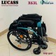 Xe lăn siêu gọn nhẹ Lucass X63L xanh
