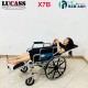 Các loại xe lăn đa năng có bô vệ sinh + ngả nằm, chống lật Lucass
