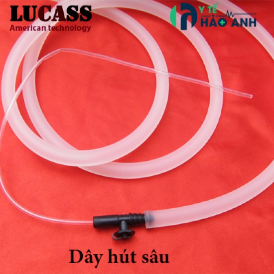 Máy hút dịch 1 bình Lucass SS-6A dùng hút dịch mũi, đờm trong gia đình
