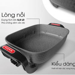 Nồi lẩu điện đa năng SATO 50NL51 5.0L
 Nồi lẩu điện đa năng SATO 50NL51 5.0L
