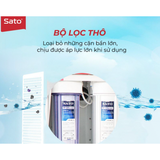 Máy Lọc Nước SATO KT3880 8 Cấp Lọc (Không tủ)
