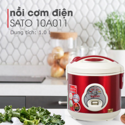 Nồi Cơm Điện SATO 10A011 1.0 Lít
 Nồi Cơm Điện SATO 10A011 1.0 Lít