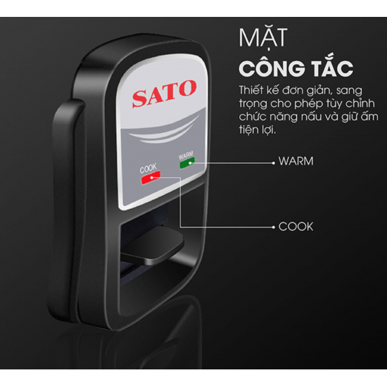 Nồi cơm điện công nghiệp Sato 160C011/Q16 16 Lít
