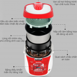 Nồi cơm điện tử SATO 18DT017 (D) 1.8L
 Nồi cơm điện tử SATO 18DT017 (D) 1.8L